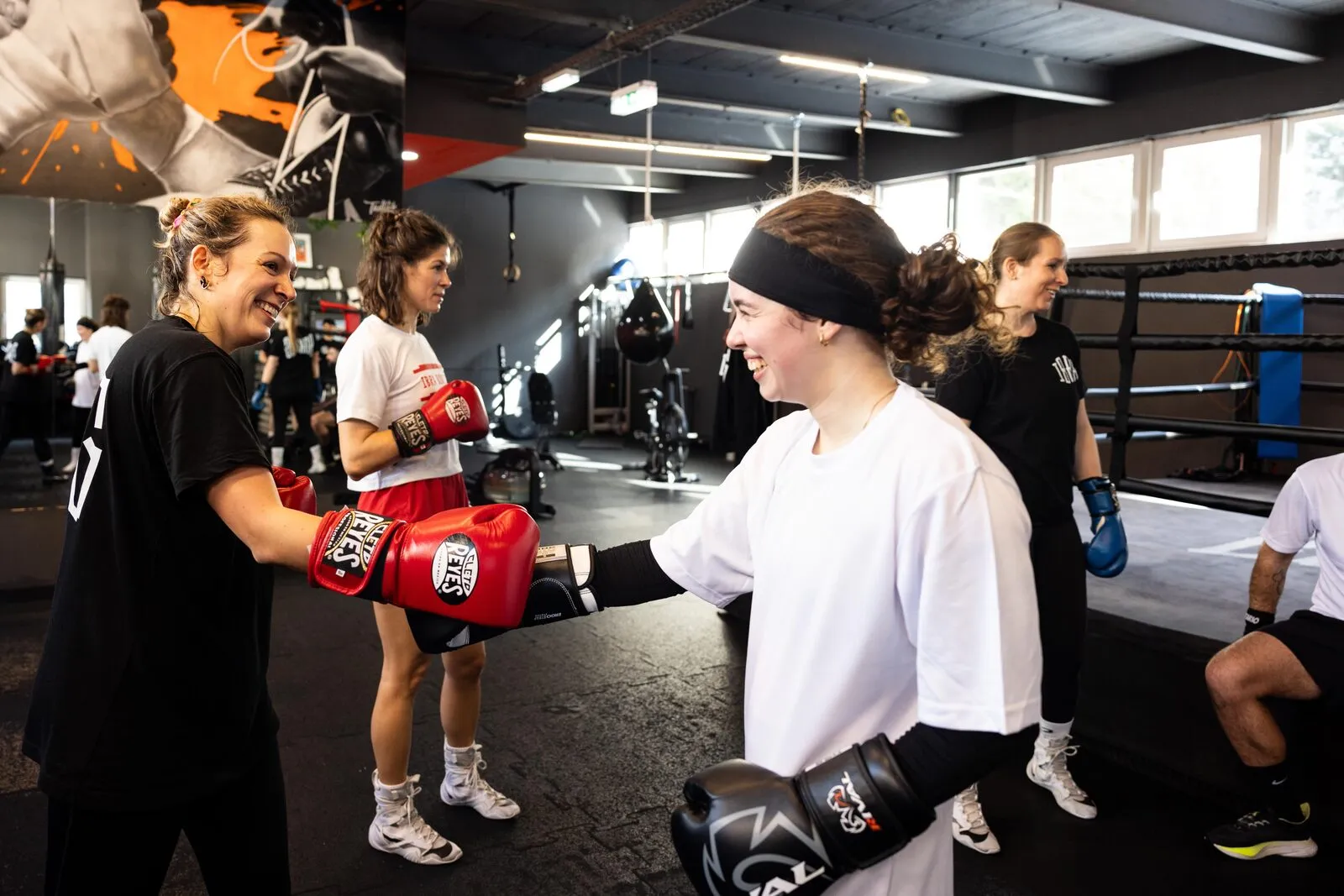 Glove Bump nach dem Training